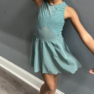 Balera IC sage green dance costume.